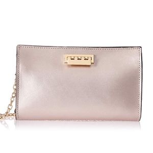 NWT Zac Posen rose metallic eartha crossbody bag